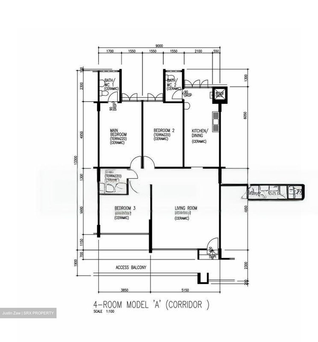 Blk 808 Khatib Gardens (Yishun), HDB 4 Rooms #477623001